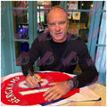 Arsenal FC Bergkamp & Henry Signed Shirts (Dual Framed), side angle