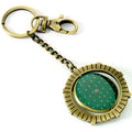 The Lord Of The Rings Hobbit Door Spinner Keyring, side angle