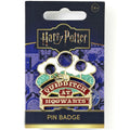 Harry Potter Golden Snitch Sliding Pin Badge, close-up detail