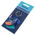 Lilo & Stitch Surfing Stitch Keyring, close-up detail