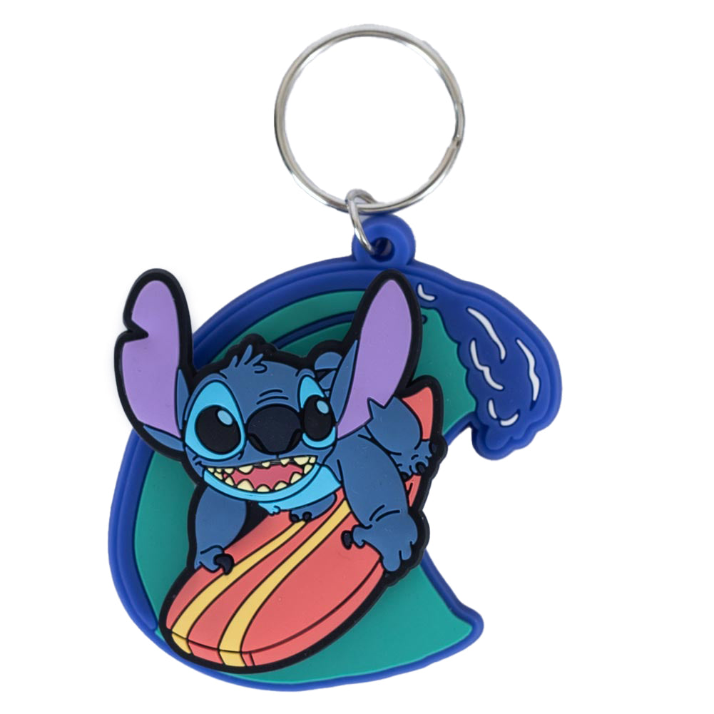 Lilo & Stitch Surfing Stitch Keyring