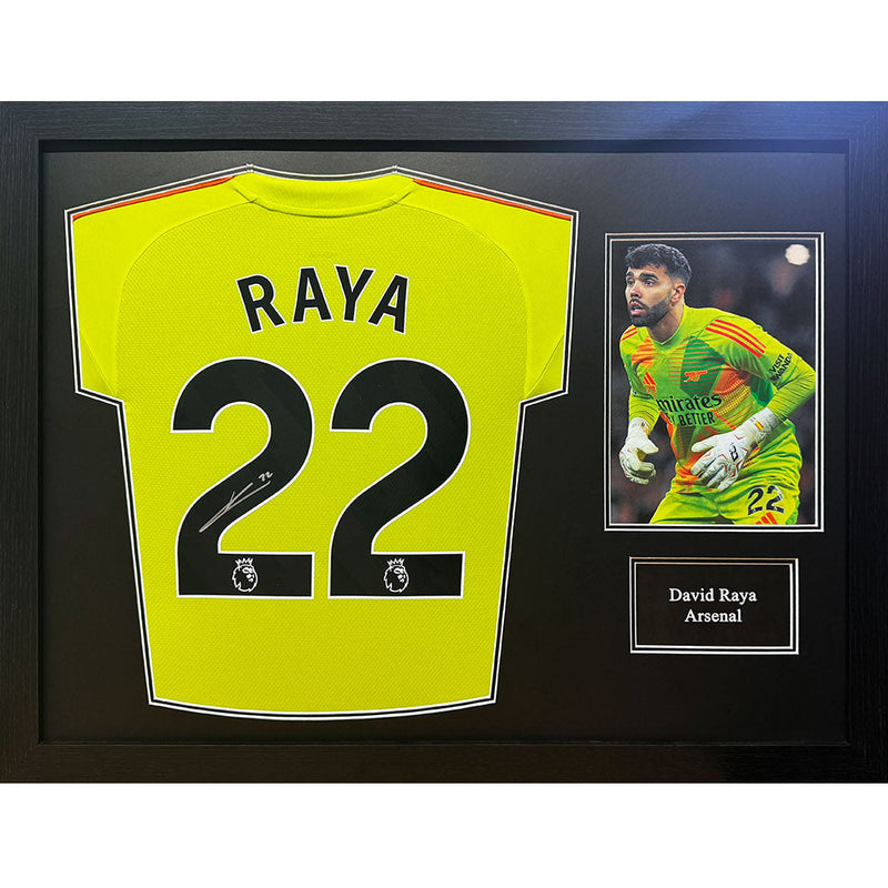 Logo Raya Fc Arsenal FC Raya Signed Framed Shirt – Infinity Collectables