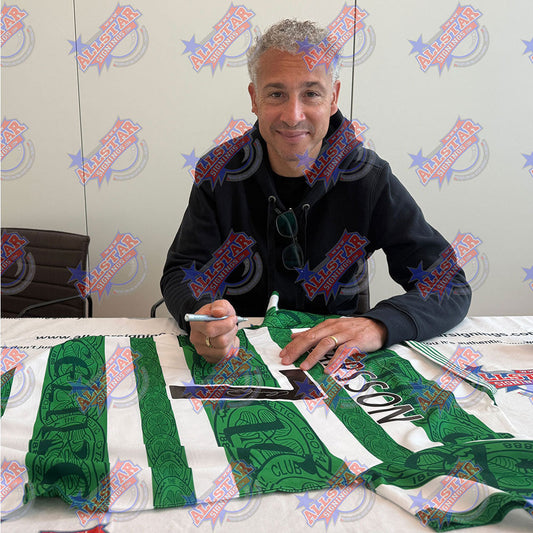 Celtic FC 1996 Larsson Signed Framed Shirt