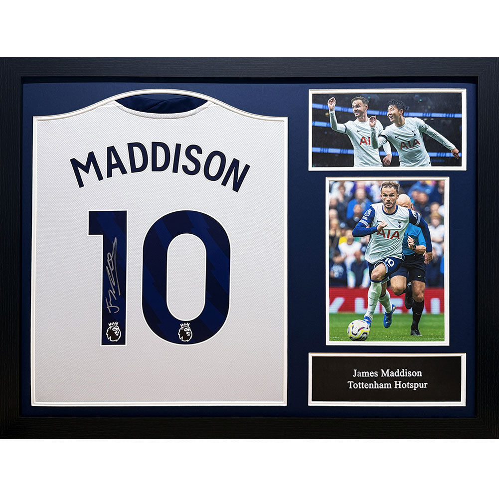 Tottenham Hotspur FC Maddison Signed Framed Shirt