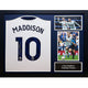 Tottenham Hotspur FC Maddison Signed Framed Shirt