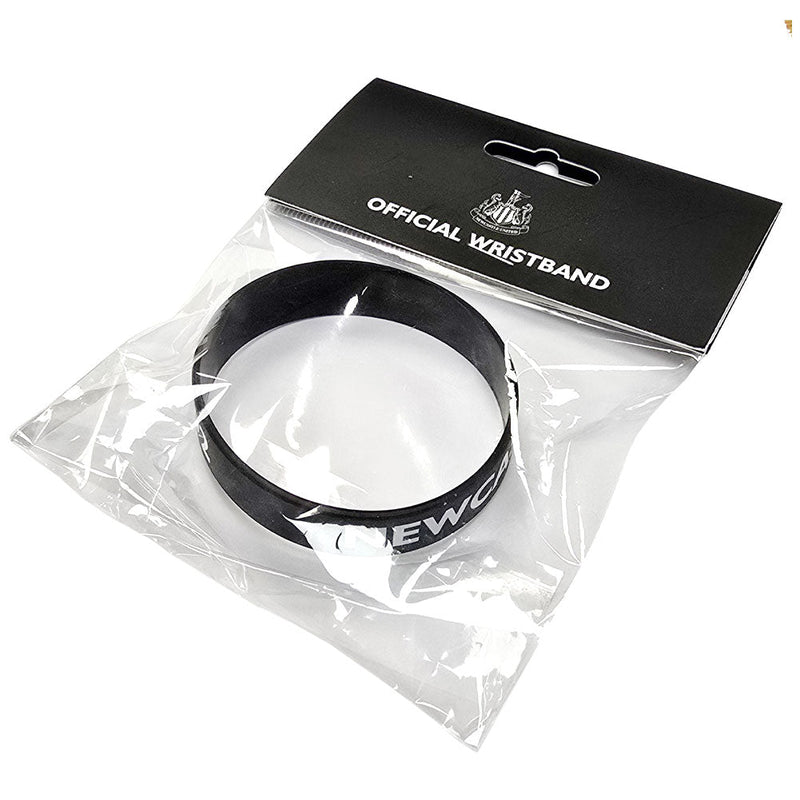 Newcastle United FC Silicone Wristband, side angle