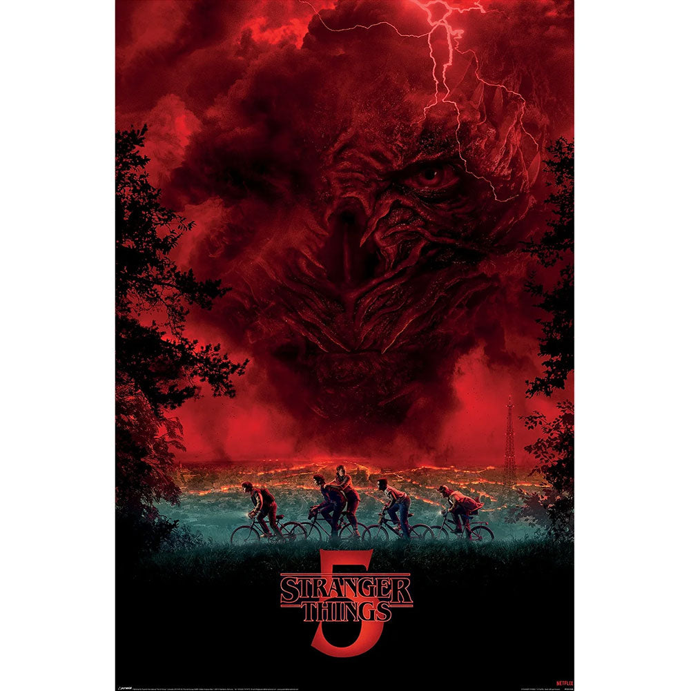 Stranger Things 5 Vecna Sky Poster