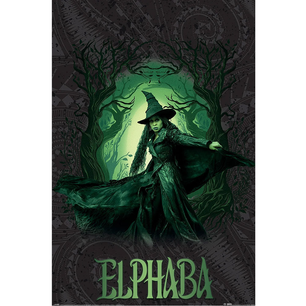 Wicked 2 Elphaba Glow Poster