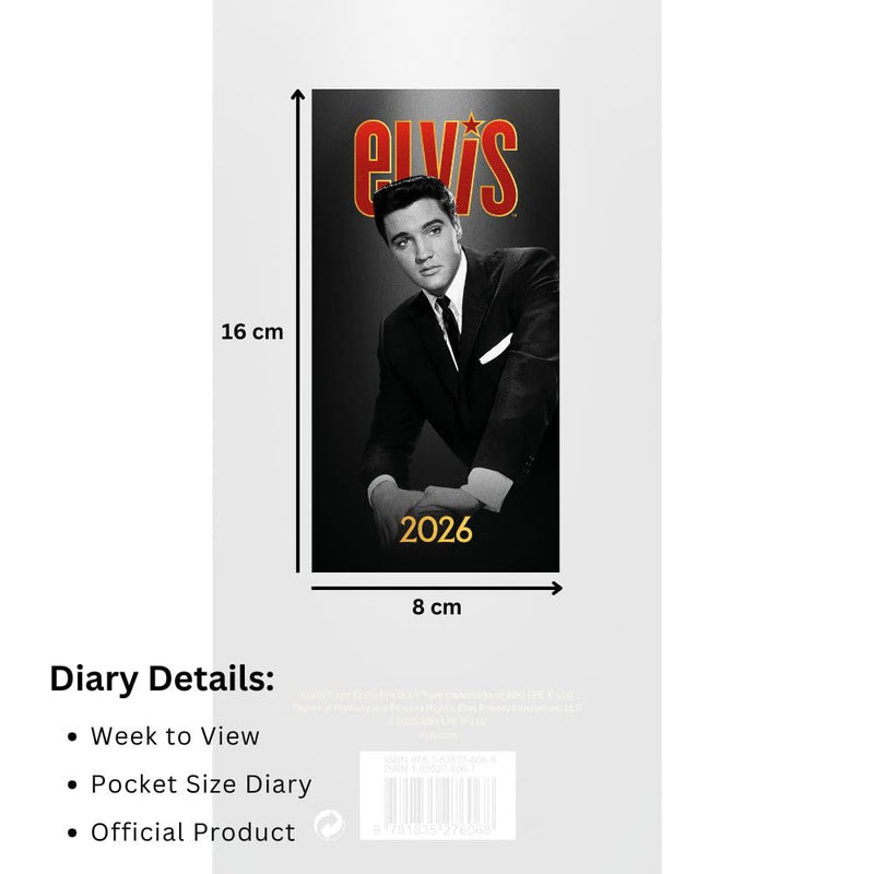Elvis Slim Diary 2026, close-up detail