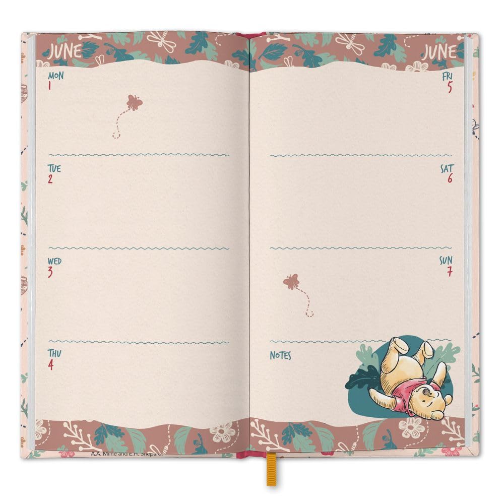 Winnie The Pooh Slim Diary 2026 – Infinity Collectables