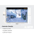 Harry Potter Deluxe Calendar 2026, rear view
