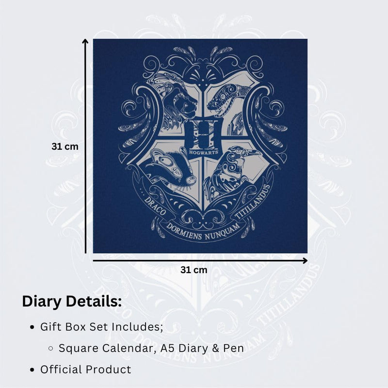 Harry Potter 2026 Calendar & Diary Gift Box, size reference