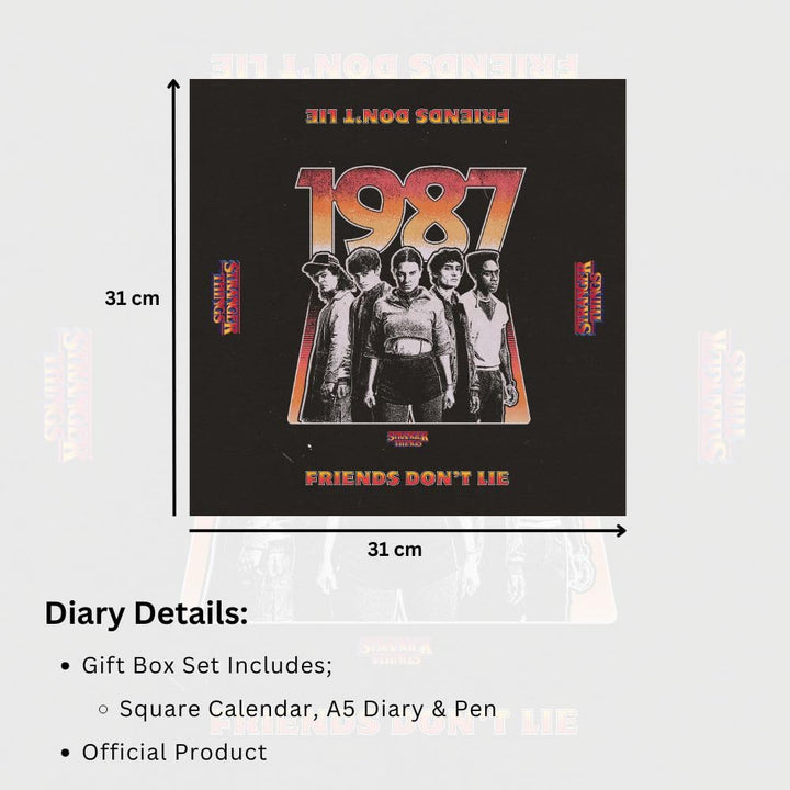 Stranger Things 2026 Calendar & Diary Gift Box