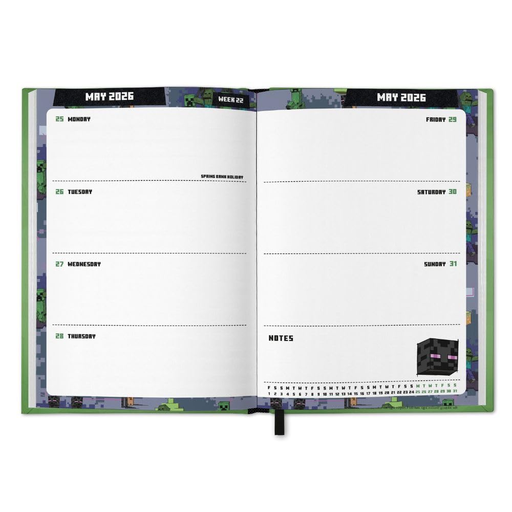 Minecraft A5 Diary 2026 – Infinity Collectables