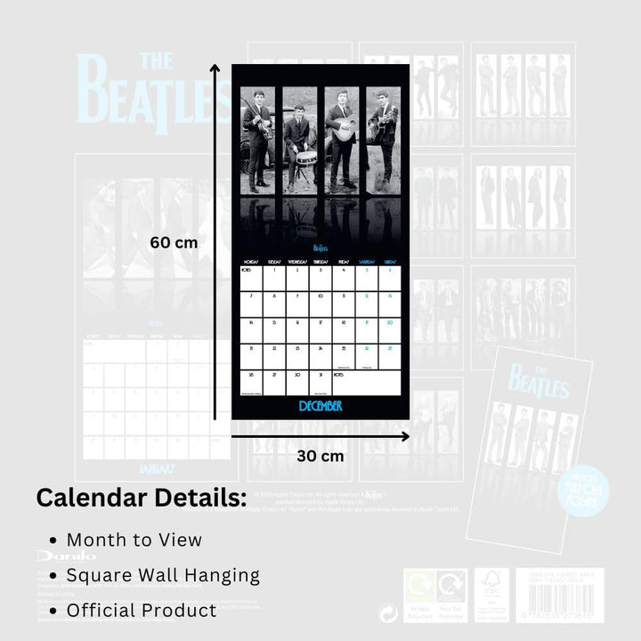 The Beatles Square 2026 Calendar