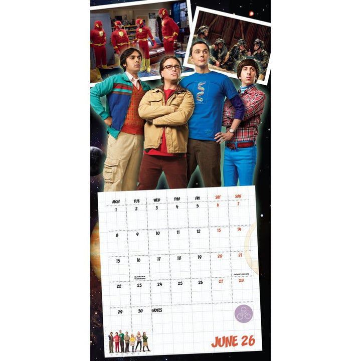 The Big Bang Theory Square 2026 Calendar