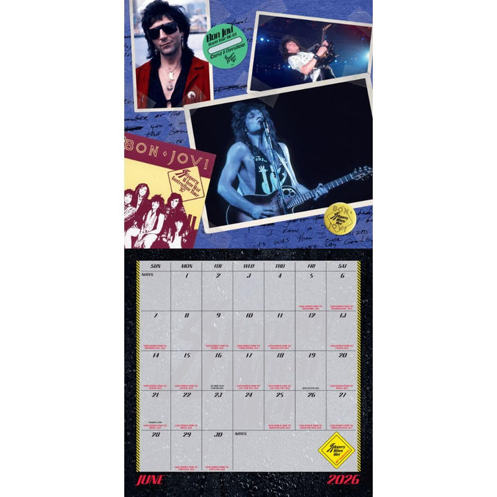 Bon Jovi Square 2026 Calendar