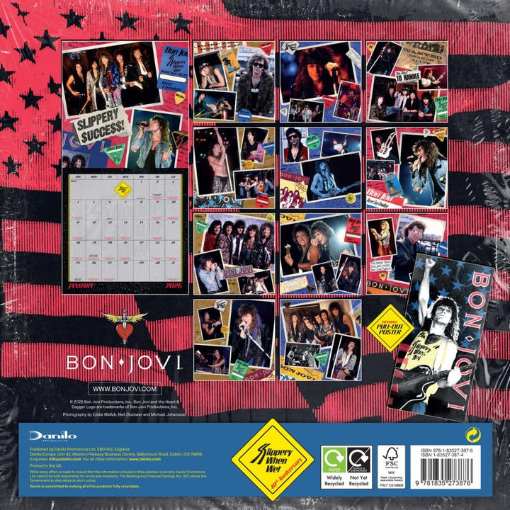 Bon Jovi Square 2026 Calendar