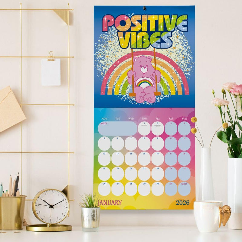 Care Bears Square 2026 Calendar, side angle
