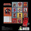Deadpool Square 2026 Calendar, side angle