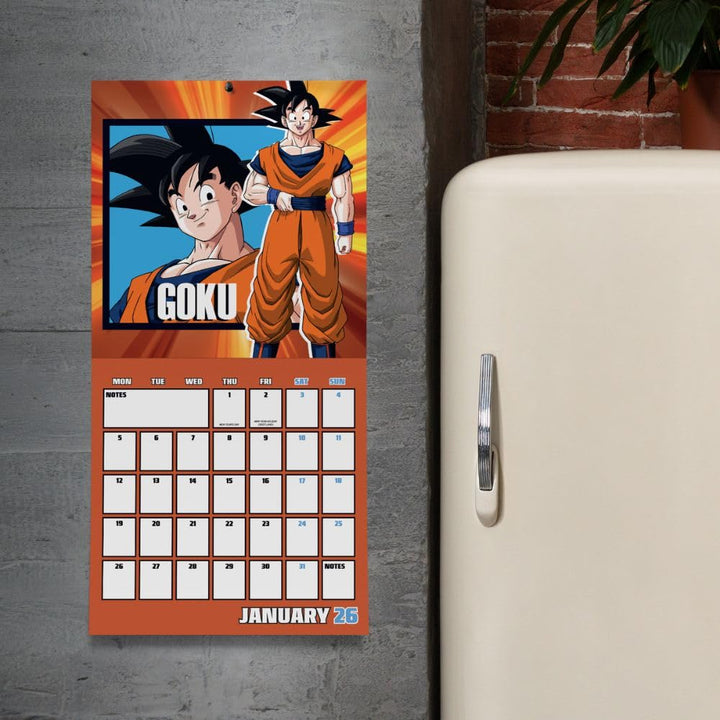 Dragon Ball Z Square 2026 Calendar