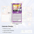 Dragon Ball Z Square 2026 Calendar, rear view