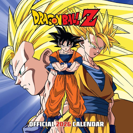 Dragon Ball Z Square 2026 Calendar