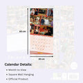 Friends Square 2026 Calendar, rear view
