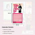 Harry Potter Square 2026 Calendar, rear view