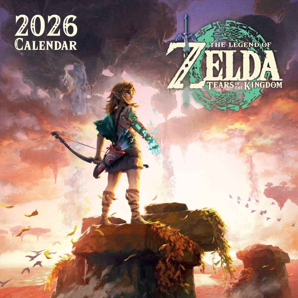 The Legend Of Zelda Square 2026 Calendar