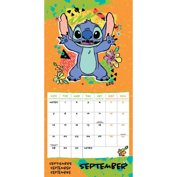 Lilo & Stitch Square 2026 Calendar