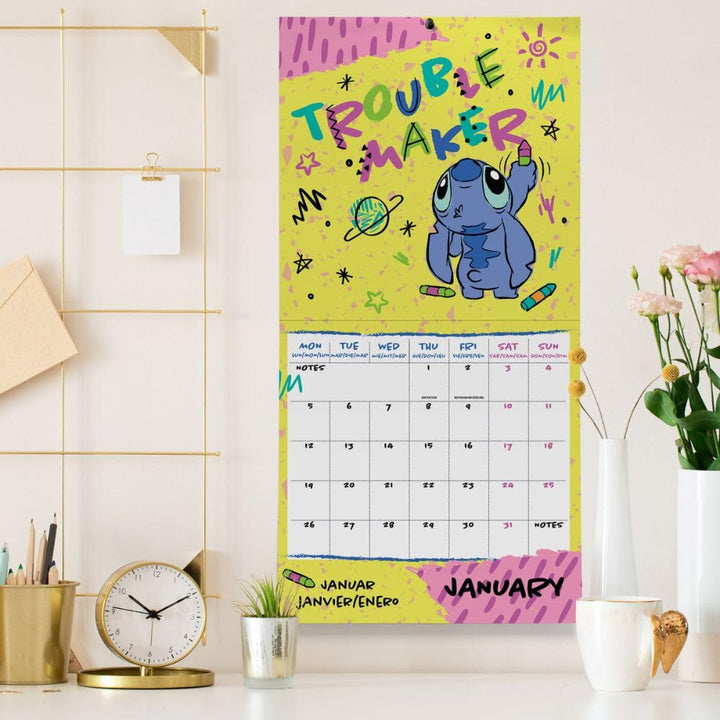 Lilo & Stitch Square 2026 Calendar