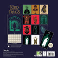 The Lord Of The Rings Square 2026 Calendar, close-up detail
