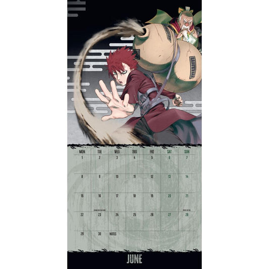 Naruto: Shippuden Square 2026 Calendar