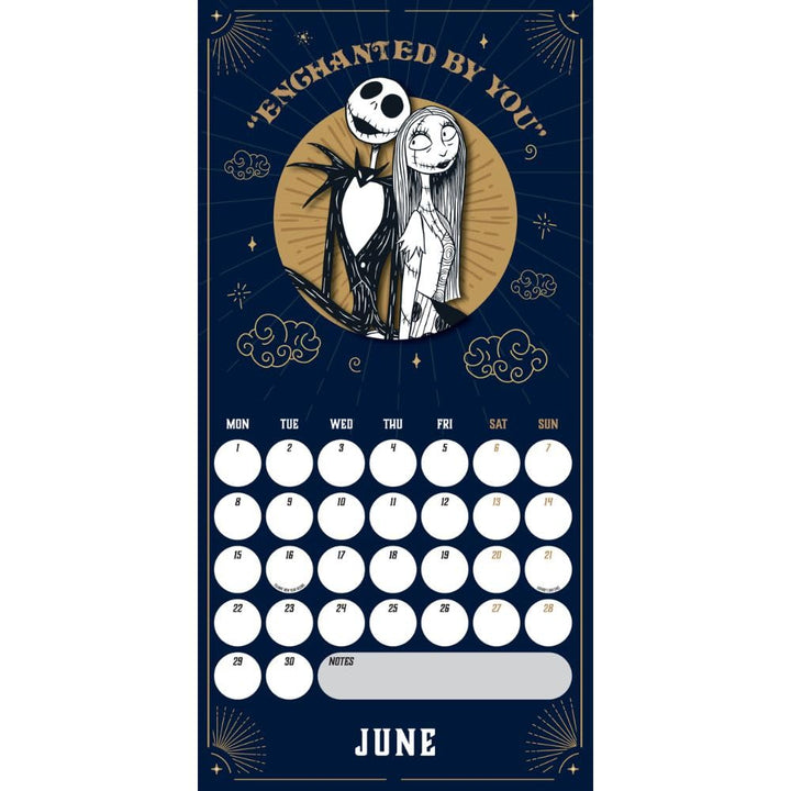 The Nightmare Before Christmas Square 2026 Calendar