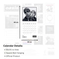 Oasis Square 2026 Calendar, close-up detail