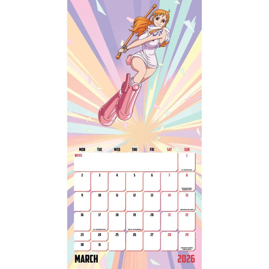 One Piece Square 2026 Calendar
