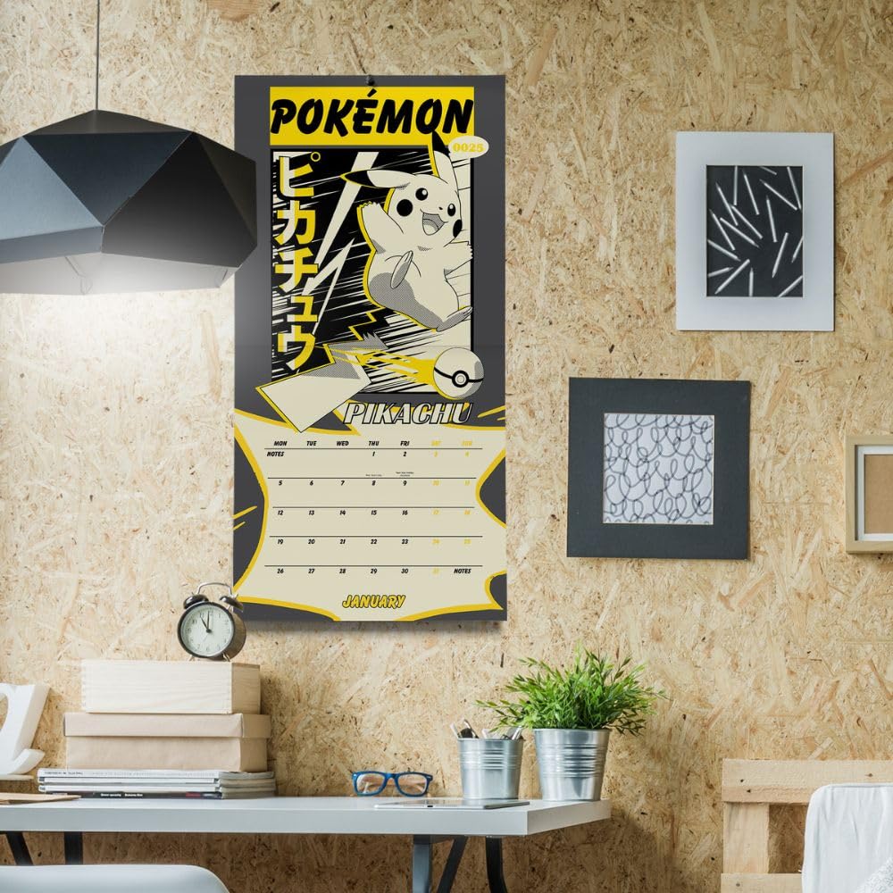 Pokemon Square 2026 Calendar