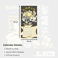 Pokemon Square 2026 Calendar, rear view