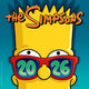 The Simpsons Square 2026 Calendar