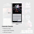 Spider-Man Square 2026 Calendar, rear view