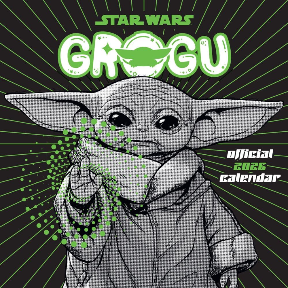 Star Wars: The Mandalorian Grogu Square 2026 Calendar