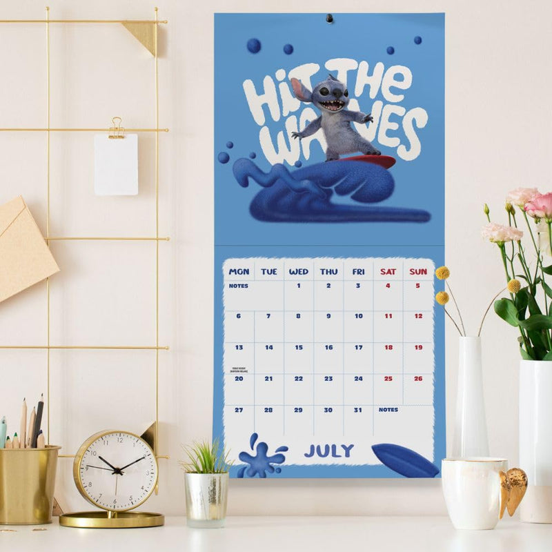 Lilo & Stitch Live Action Square 2026 Calendar, side angle