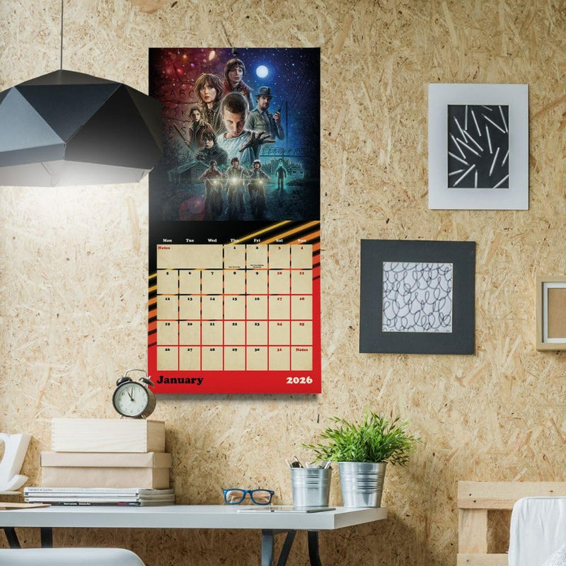 Stranger Things Square 2026 Calendar, side angle