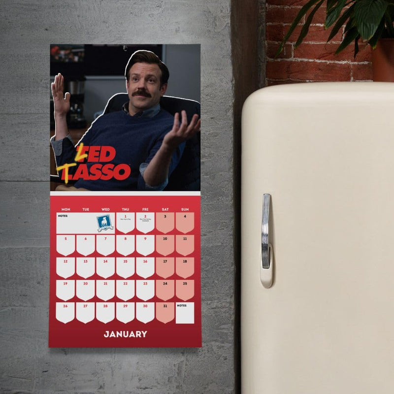 Ted Lasso Square 2026 Calendar, side angle