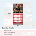 Ted Lasso Square 2026 Calendar, rear view