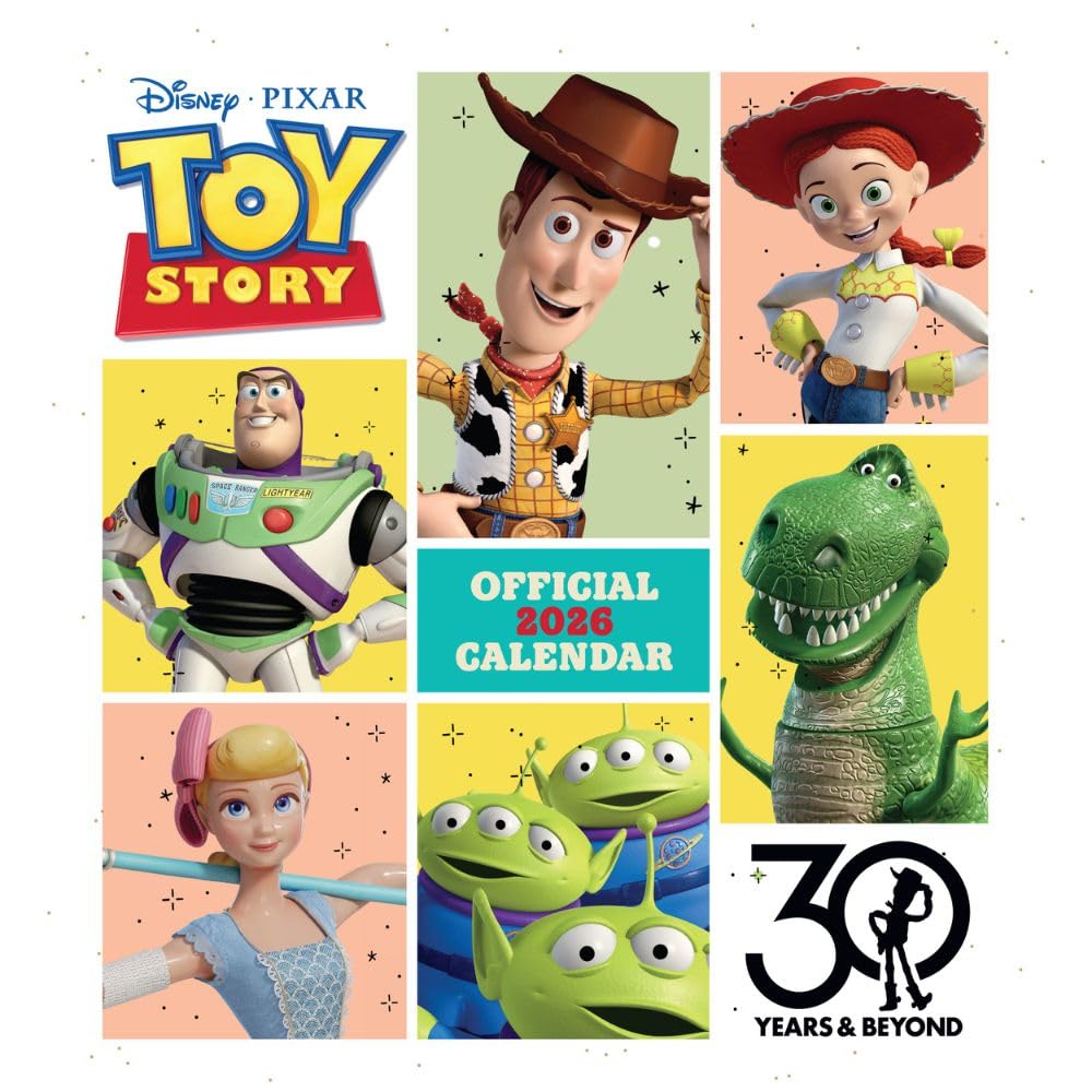 Toy Story Square 2026 Calendar