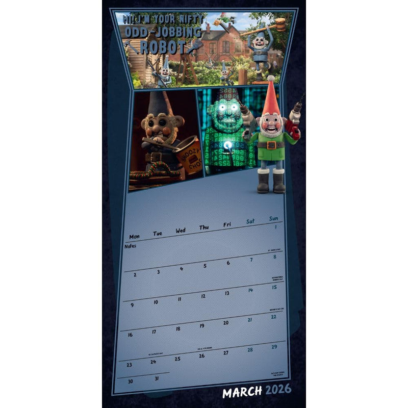 Wallace & Gromit Square 2026 Calendar, alternate view