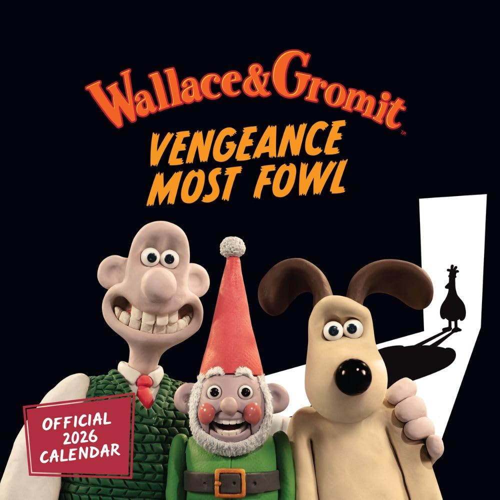 Wallace & Gromit Square 2026 Calendar