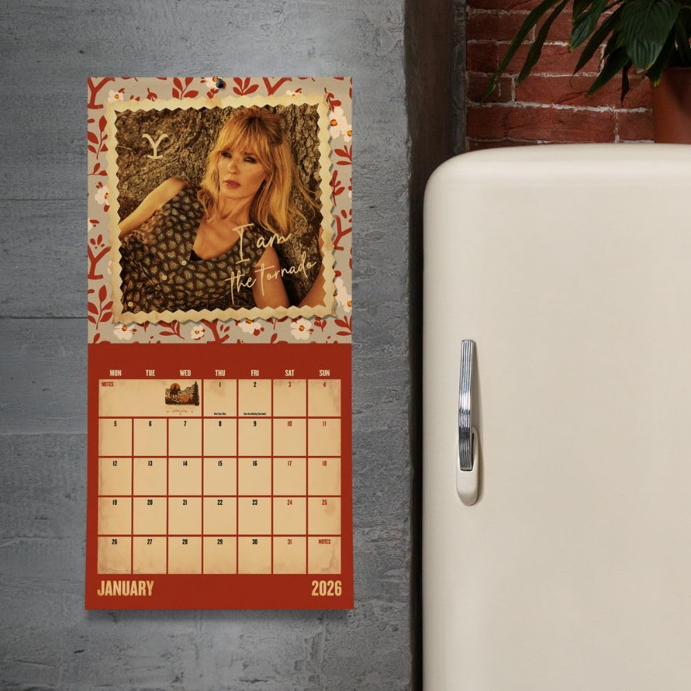 Yellowstone Square 2026 Calendar